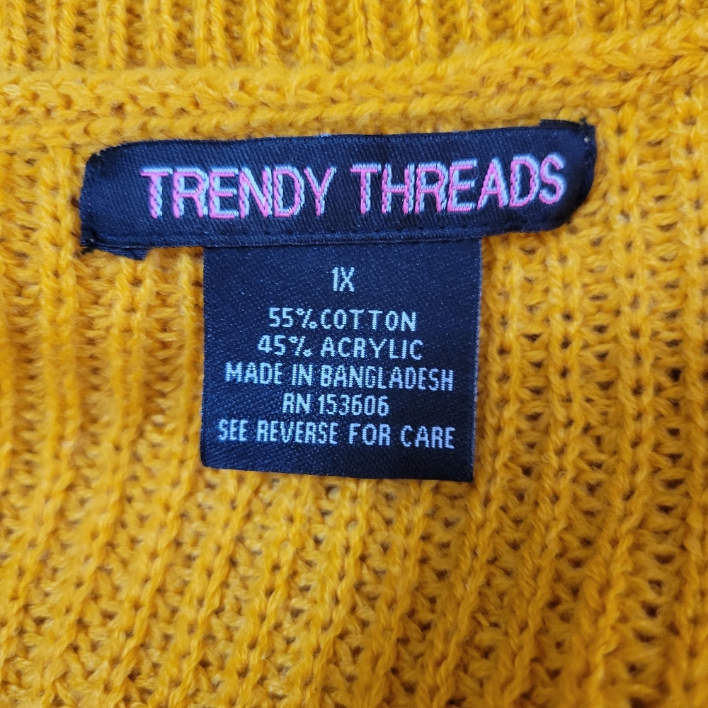 Trendy Threads Knit Tunic Sweater - Picture 4 of 4